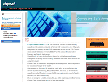 Tablet Screenshot of chipsetcomm.com.tw